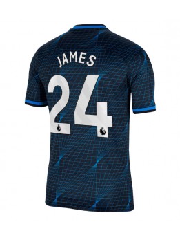 Moški Nogometna dresi replika Chelsea Reece James #24 Gostujoči 2023-24 Kratek rokav